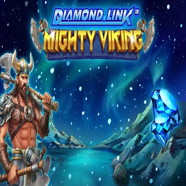 Diamond Link Mighty Viking logo – Slots by Greentube at HappySlots Casino