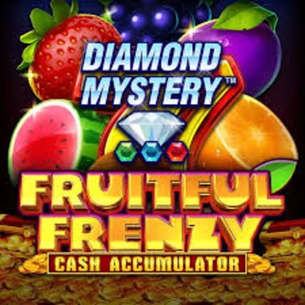 Diamond Mystery Fruitful Frenzy Cash Accumulator slot visual from Greentube available on happy-slot.nl