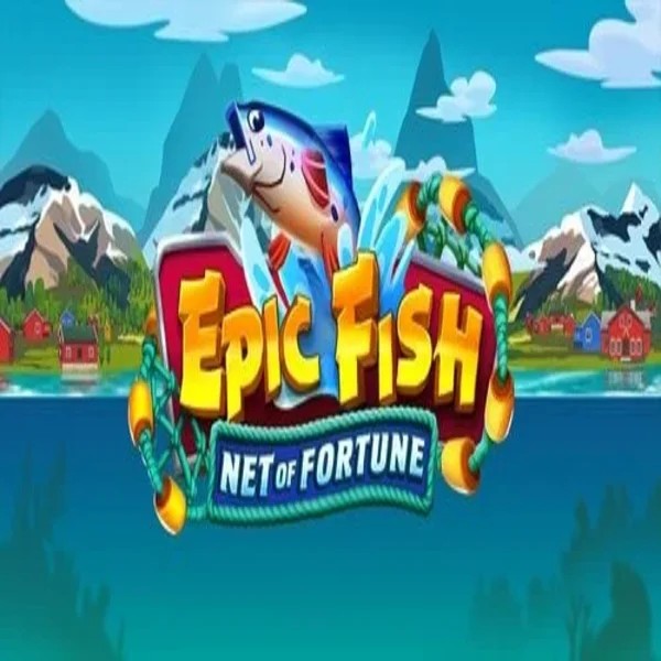 Epic Fish Net of Fortune by Quickspin, showcased at happy-slot.nl – game logo