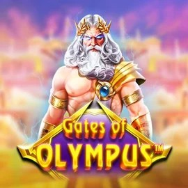 Gates of Olympus slot logo by Pragmatic Play at HappySlots CasinoGates of Olympus