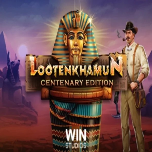 Loot'en Khamun the Dead Sea Scrolls logo by Win Studios at HappySlots Casino