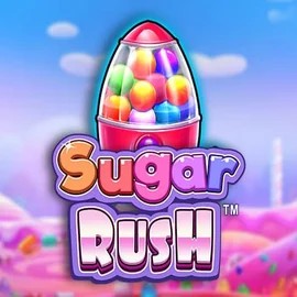 Sugar Rush logo – Slots by Pragmatic Play at HappySlots Casino