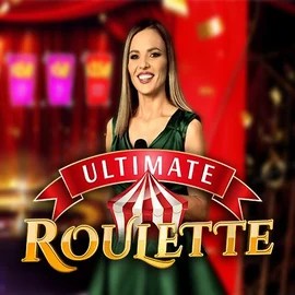 Ultimate Roulette slot icon by Ezugi, available at HappySlots Casino